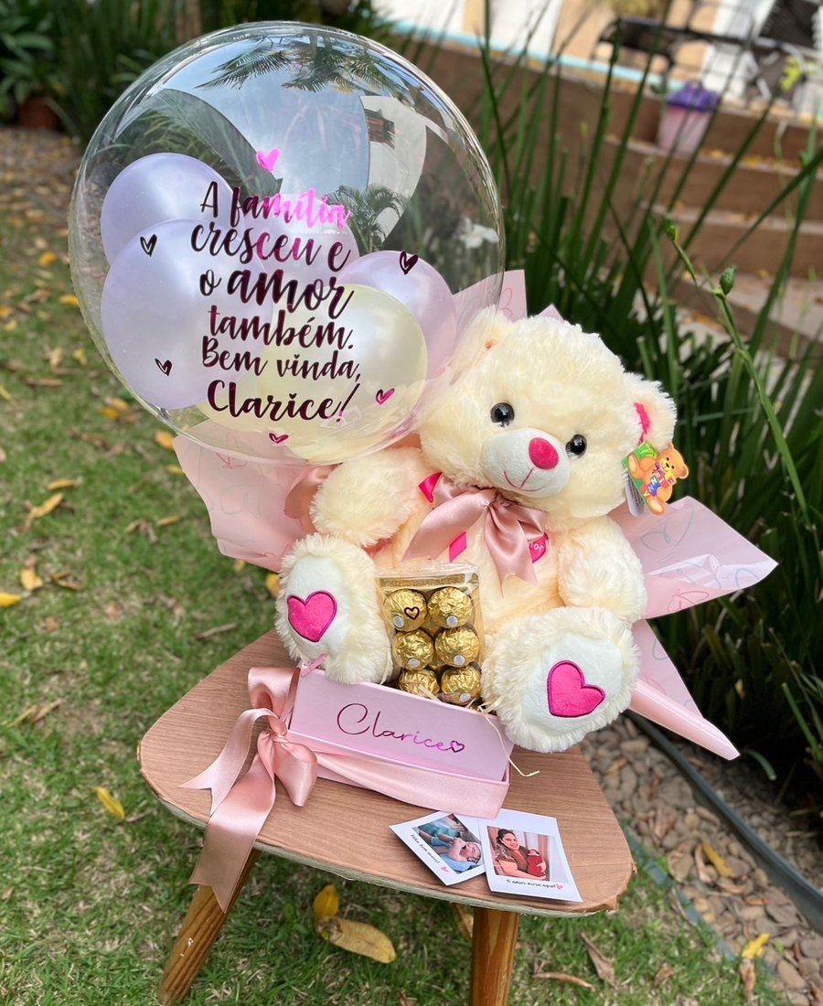 Cesta maternidade luxo personalizada